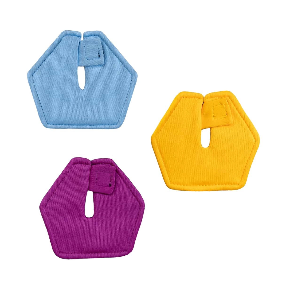 Spoonie Threads G-Tube Pads 3 Pack In Aqua, Magenta, And Gold