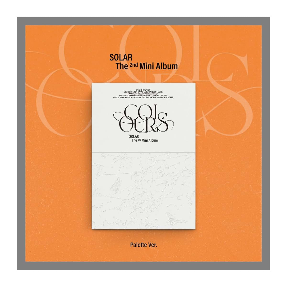 Dreamus Mamamoo Solar Colours 2nd Mini Album Palette Version