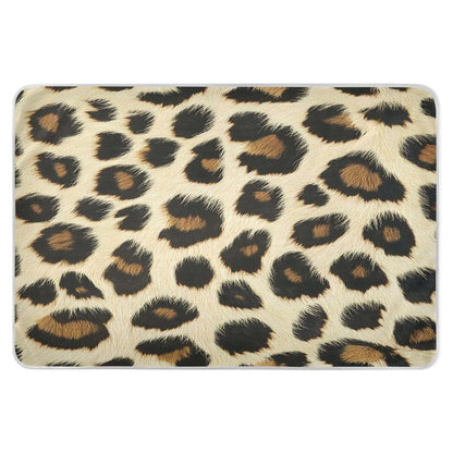 Leopard Print Waterproof Mattress Pad Protector (34" x 52")