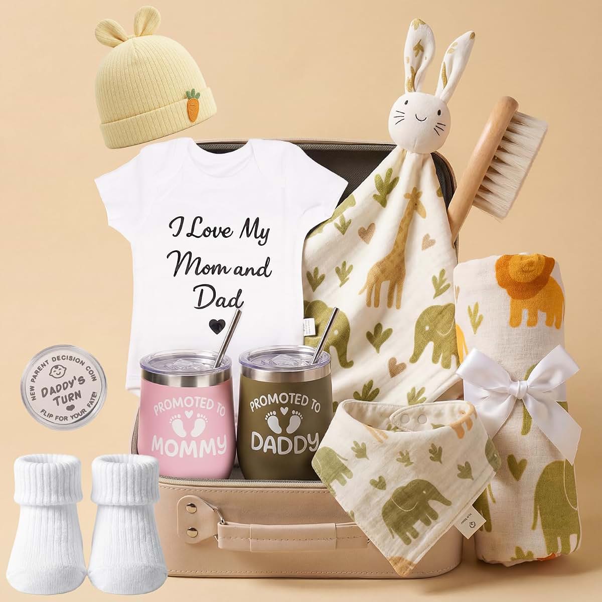 Babesnug 16-Piece Newborn Gift Set With Suitcase Box