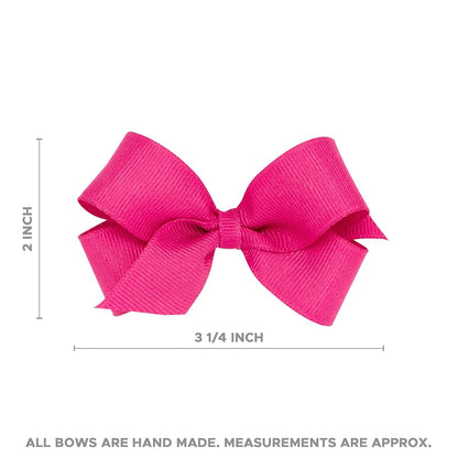 Wee Ones Girls' Mini Grosgrain Bowtie with Knot Wrap and Stream Tails, 8" Streamer, Light Pink