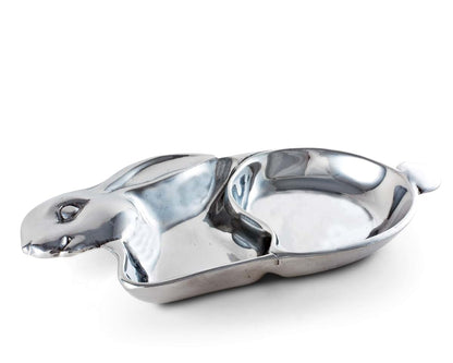 Arthur Court Baby Bunny Keepsake Divided Plate
