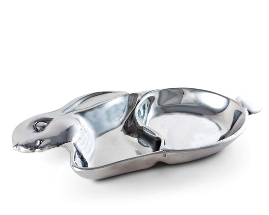 Arthur Court Baby Bunny Keepsake Divided Plate