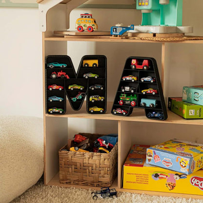 CarLetters Personalized Toy Car Display Shelf, Custom Name Decor for Boys Room, 1:64 (photo 4)