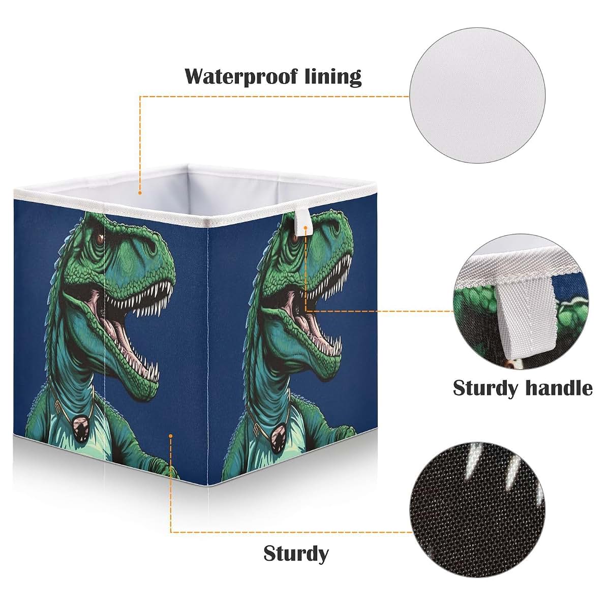 Yettasbin Dinosaur Rectangular Storage Bin