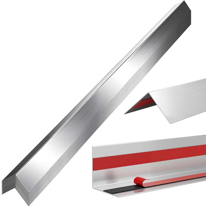 Stainless Steel Wall Corner Guard Protector - 10 Pack, T304 Grade