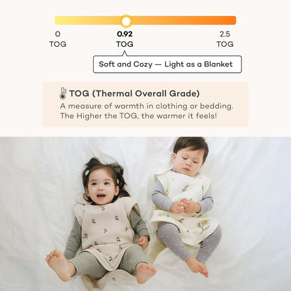 Konny Baby Sleep Sack | Wearable Cotton Gauze Sleeping Vest for Infants