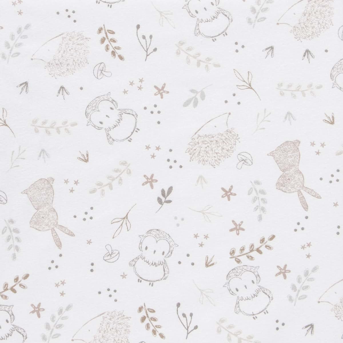Trend Lab Woodland Friends Deluxe Flannel Changing Pad Cover (photo 2)