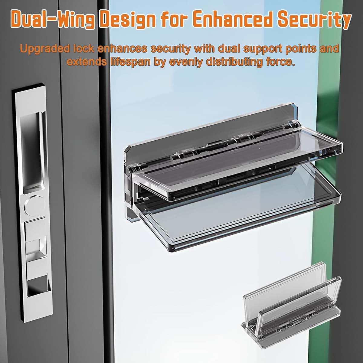 2 Pack Child Safety Proof Locks for Sliding Window Security