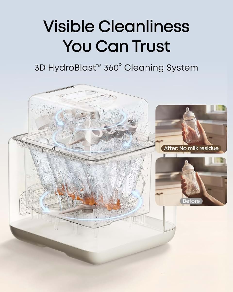 Eufy Bottle Washer S1 Sterilizer and Dryer for Baby Bottles