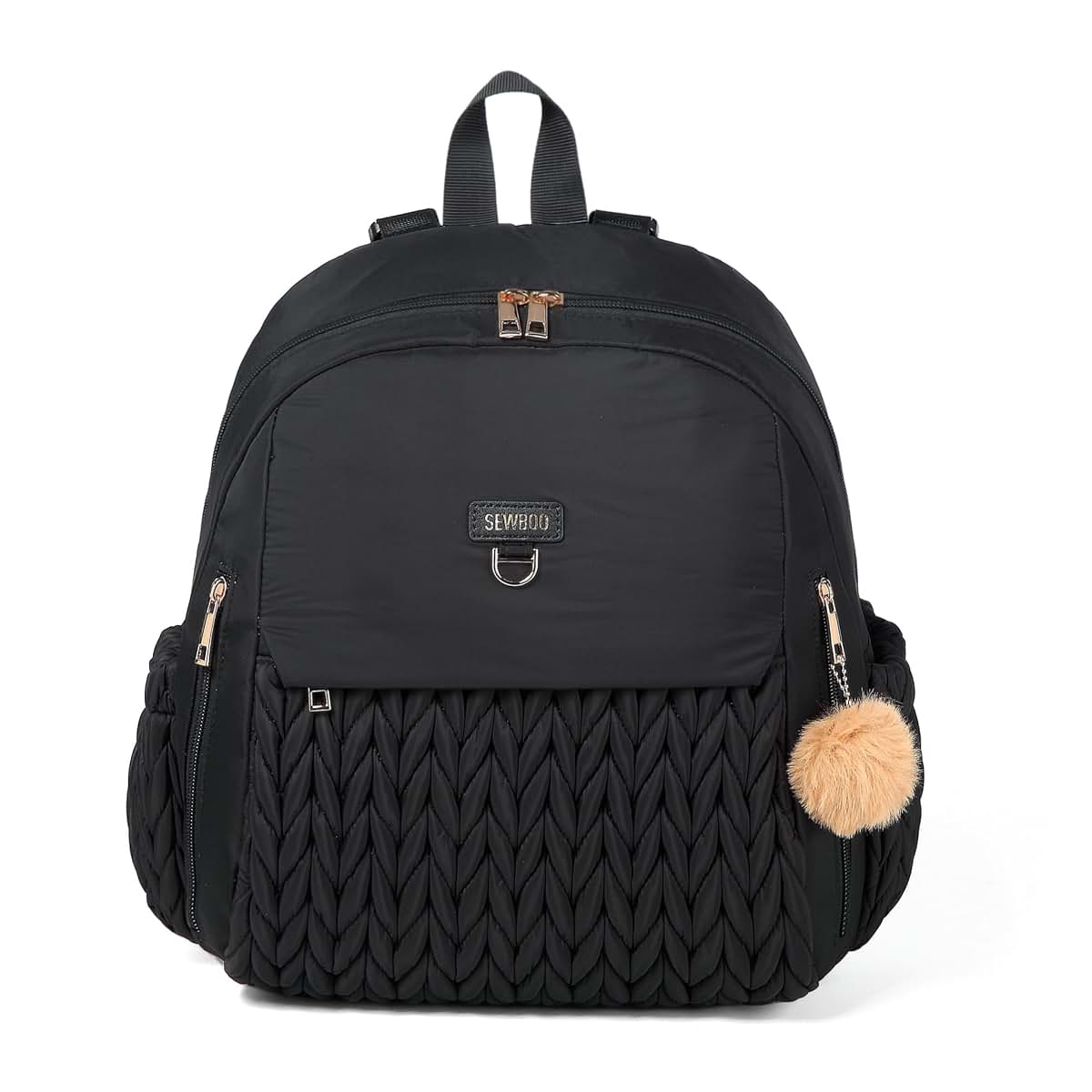 SEWBOO Diaper Bag Newborn Baby Backpack Black
