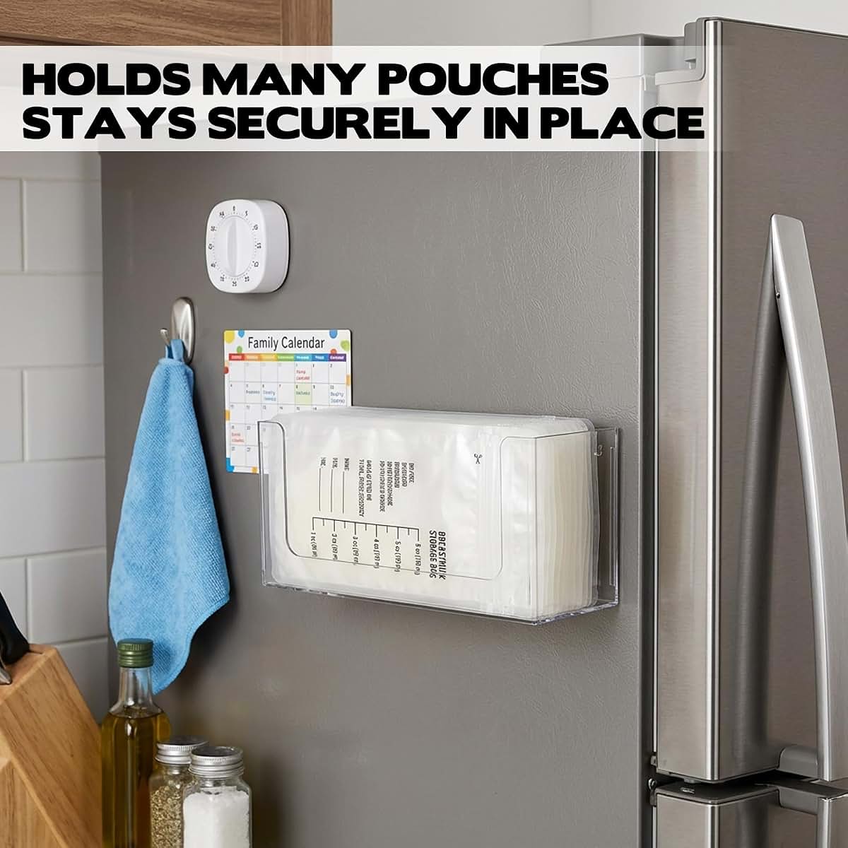 Rainmae Magnetic Breastmilk Storage Bag Organizer