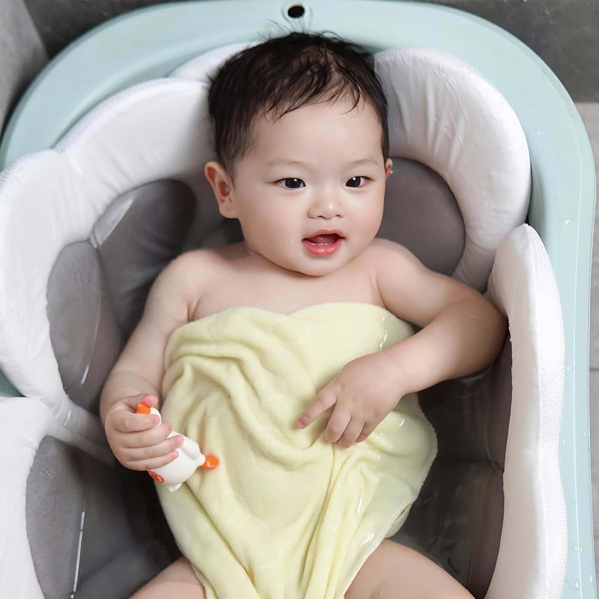 Soft Baby Bathtub Mat with Suction Cup, Non Slip