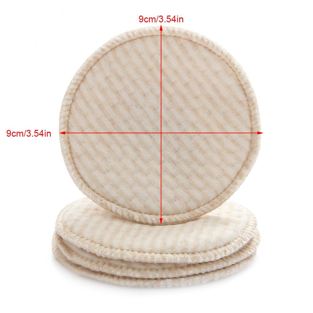SZYDD 4pcs Breast Pads Absorbency Soft Breathable Organic Cotton (photo 2)