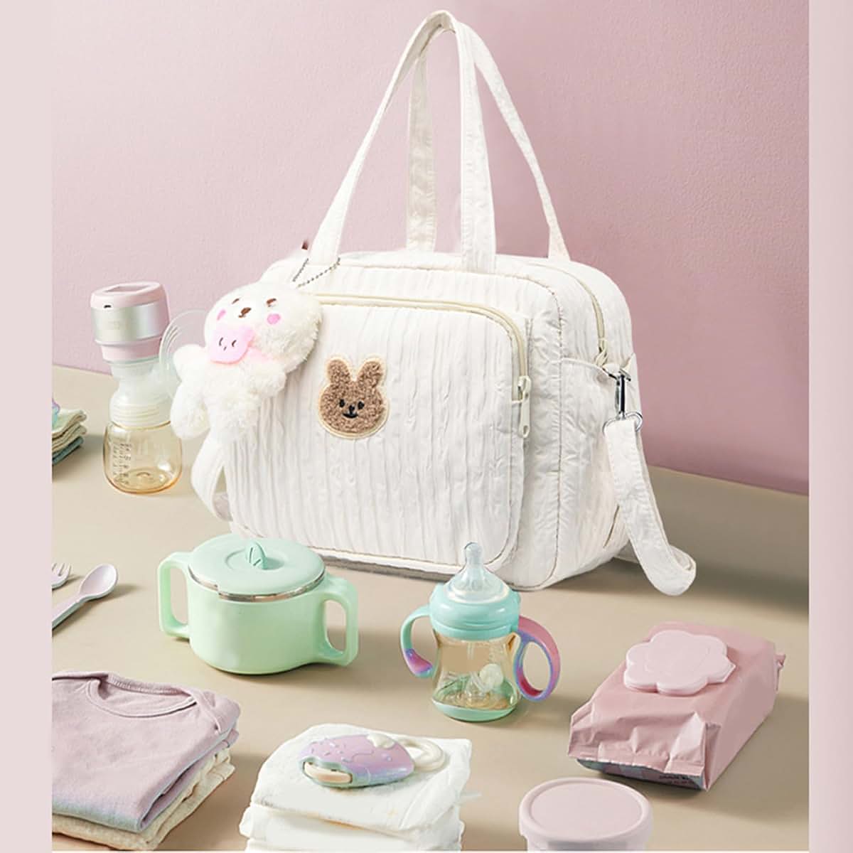 Redyy Multifunctional Diaper Bag for Mom Essentials Storage Carrier