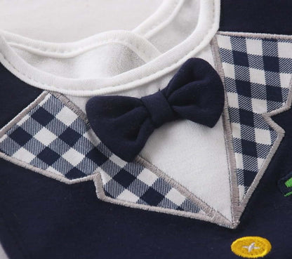 Fancybibs Baby Drool Bibs With Bowtie Tuxedo Design, 4-Pack (photo 2)