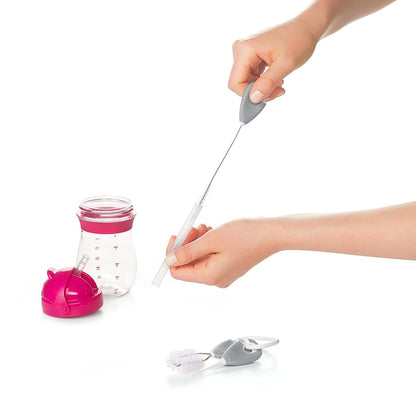 Oxo Tot Cleaning Set for Straw and Sippy Cups with Three Specialized Brushes