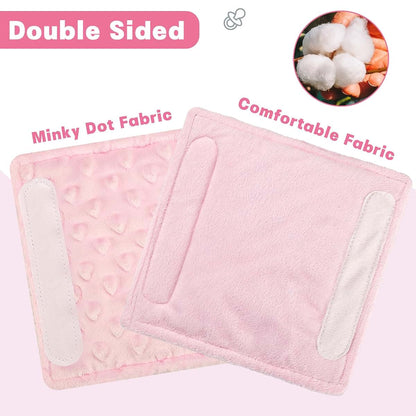 Gfu Car Seat Strap Pads for Baby - Reversible Shoulder Covers (6.5 x 6.5 inch)