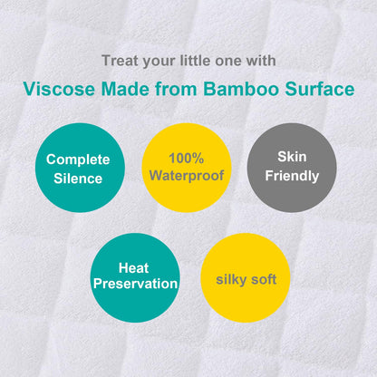 Halo BassiNest Mattress Pad Cover, Waterproof, 2 Pack