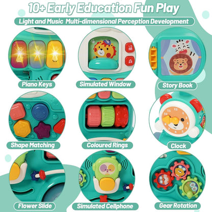 Baby Walker Activity Center: Sit-to-Stand Learning Push Toys for Infant Toddlers