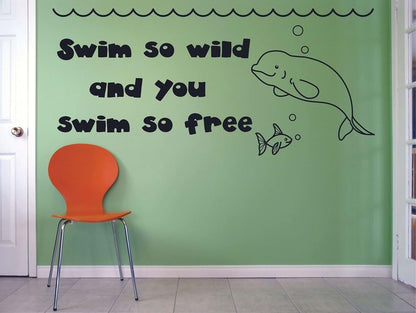 All Things Valuable Baby Beluga Song Nursery Wall Sticker Vinyl Art Decal