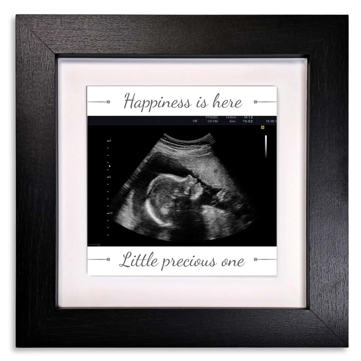 Sentiment House Ultrasound Picture Frame With Ceramic Tile