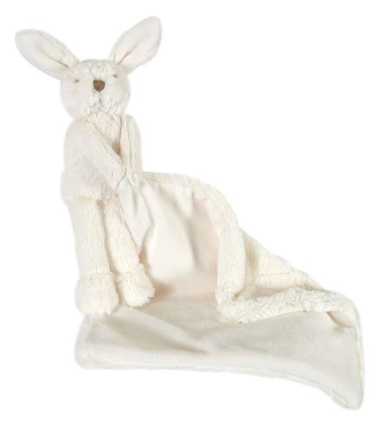 Stephan Baby Super-Soft Plush Little Bunnie and Security Blanket Lovie Set in Cream