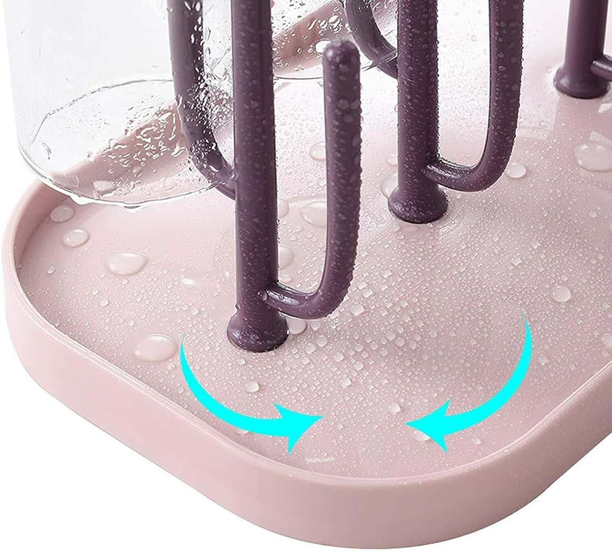 Magik Portable Baby Bottle Drying Rack - Pink (photo 4)