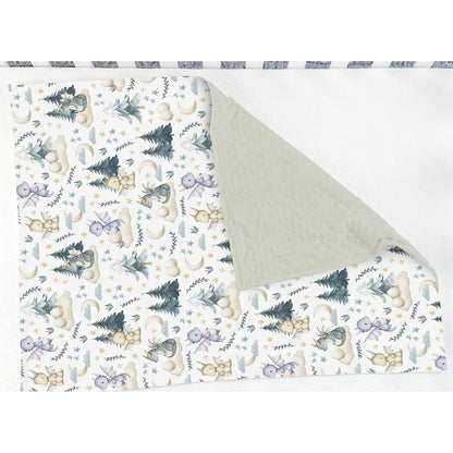 Dragon Pattern Baby Blanket | Plush Polyester Double-Layer Swaddle for Nursery & Travel
