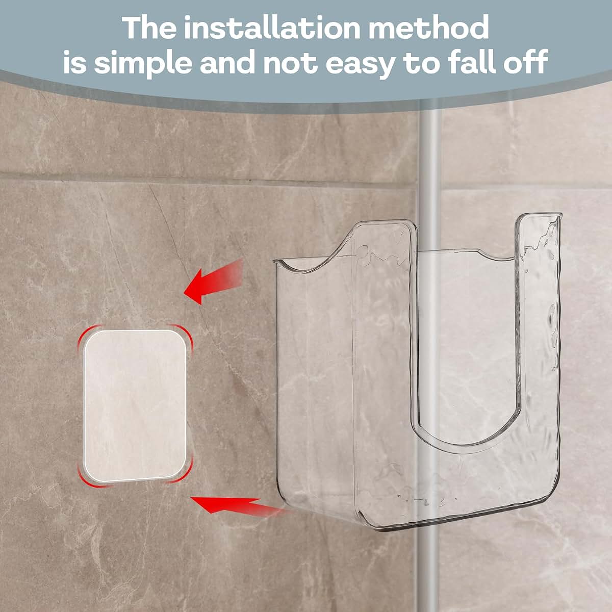 Wall-Mounted Clear Wipes Dispenser Holder for Kitchen and Bathroom