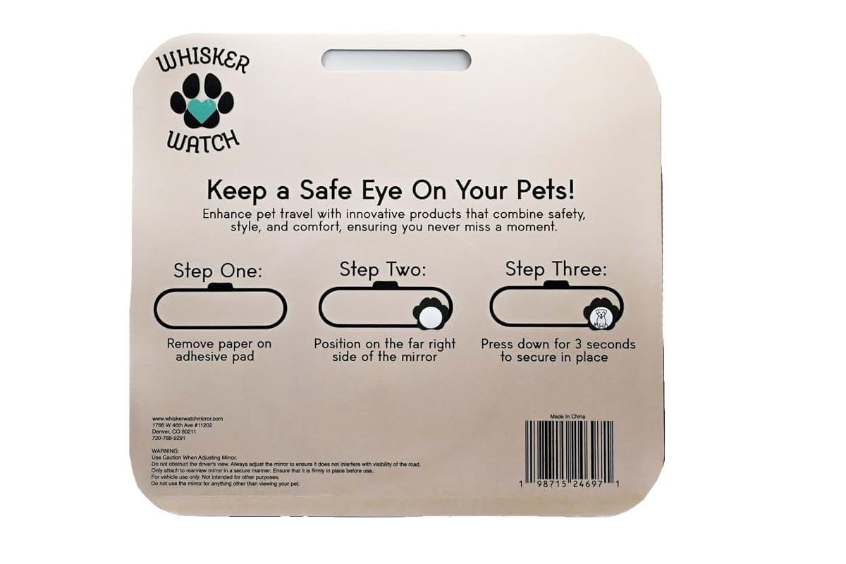 Whisker Watch Pet Car Mirror (photo 4)
