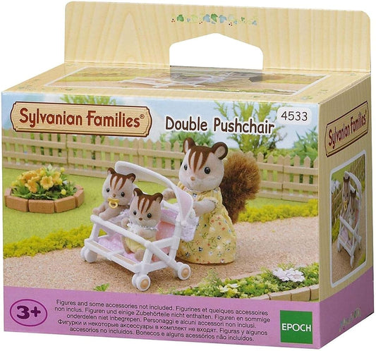Sylvanian Families Double Pushchair For Two Babies