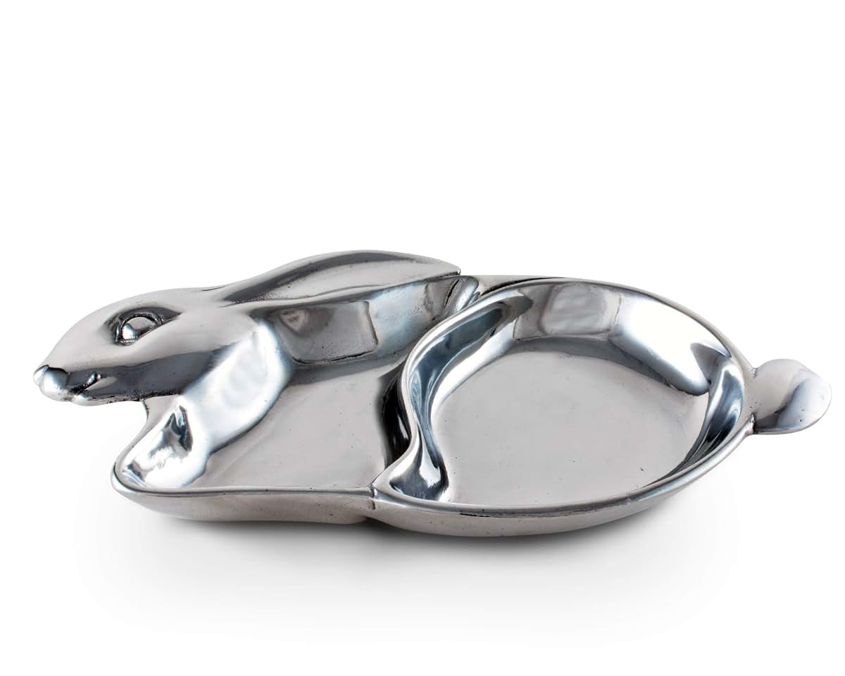 Arthur Court Baby Bunny Keepsake Divided Plate (photo 2)