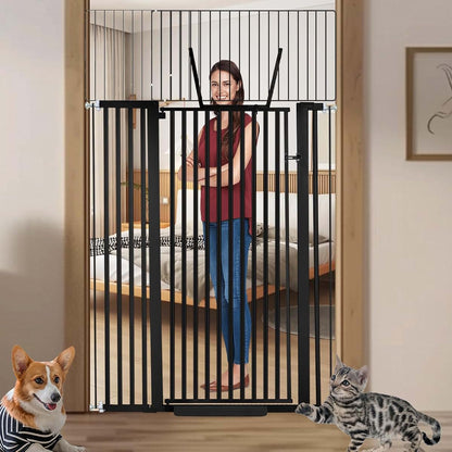 Rgqphantom 71" Extra Tall Pet Gate Pressure Mounted 30.5"-48"