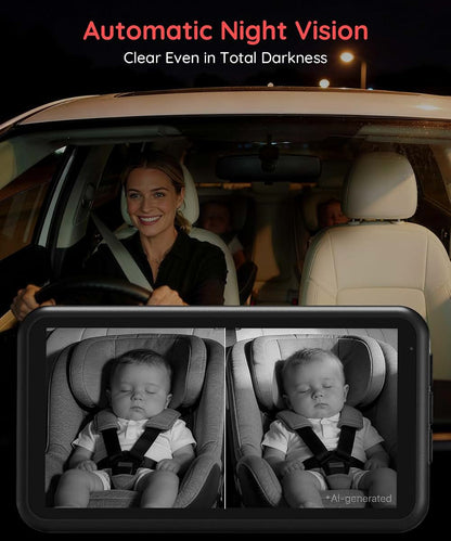 LUCKVIEW BM2 Pro Dual Baby Car Camera Monitor | 1080P Night Vision