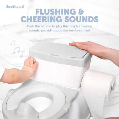 Jool Baby Real Feel Potty with Wipes Storage