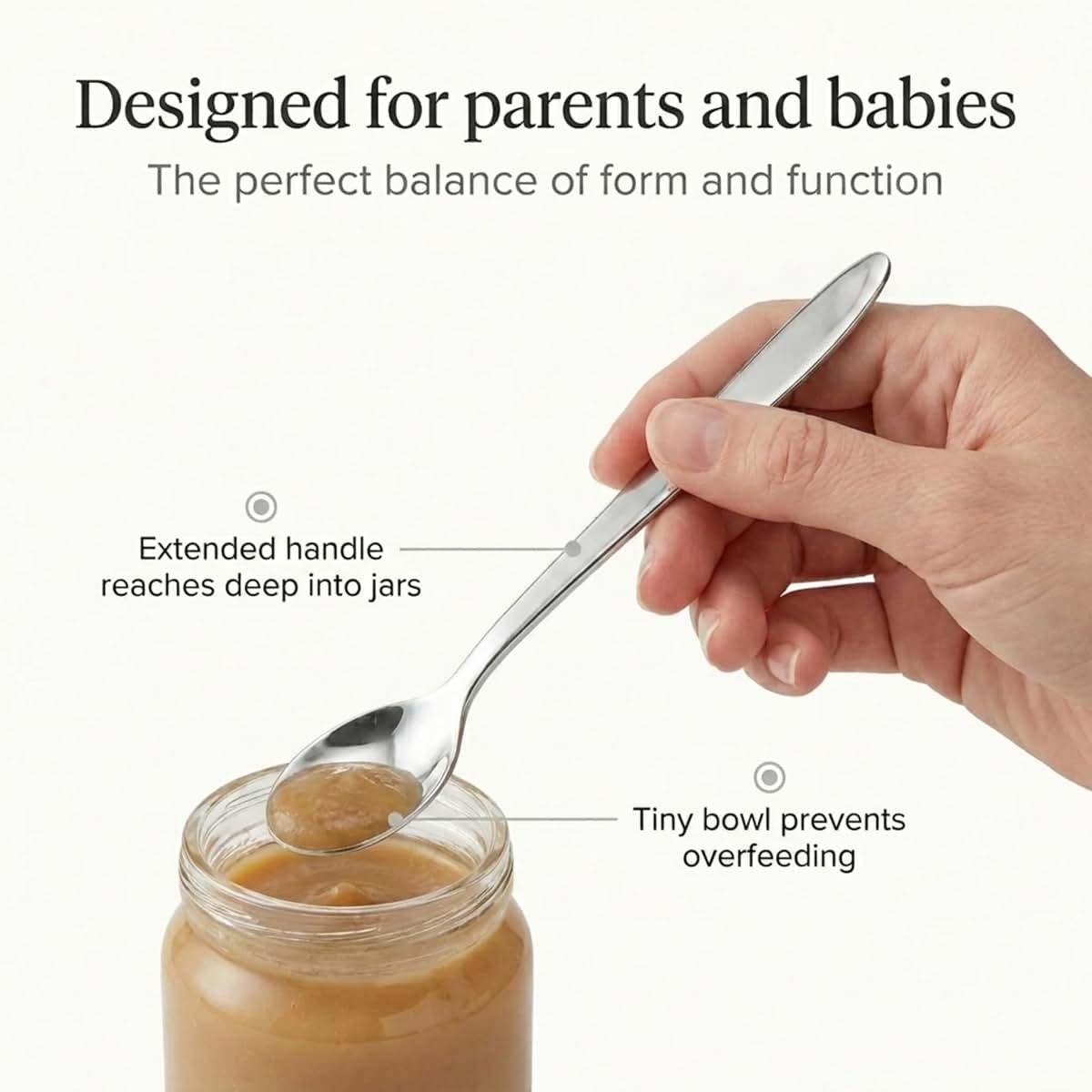 Creative Gifts International Baby Silver Feeding Collection | Silverplated Spoon & Fork Keepsakes | Elegant Gift Box (photo 2)