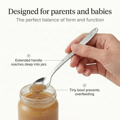 Creative Gifts International Baby Silver Feeding Collection | Silverplated Spoon & Fork Keepsakes | Elegant Gift Box (photo 2)