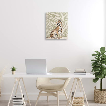 Stupell Industries Gallant Tiger Canvas Wall Art