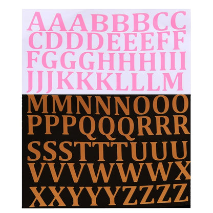 Meccanixity Glow in The Dark Letter Decals for Wall Decor