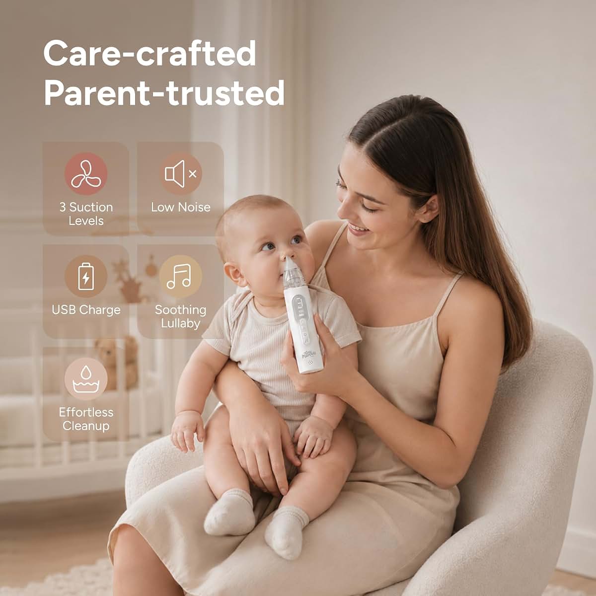 Nasal Aspirator for Baby with Suction Modes