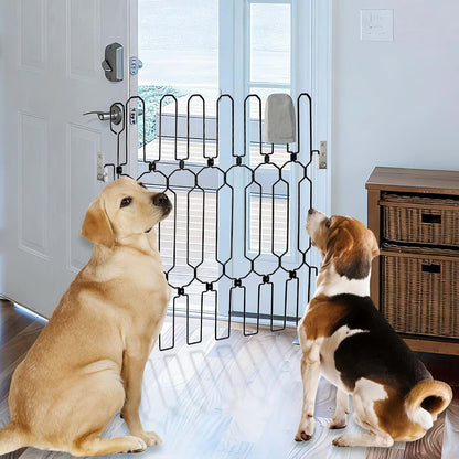 BabyOneStop Retractable Pet Gate For Front Door 35.4" Extra Wide 30.7" Tall