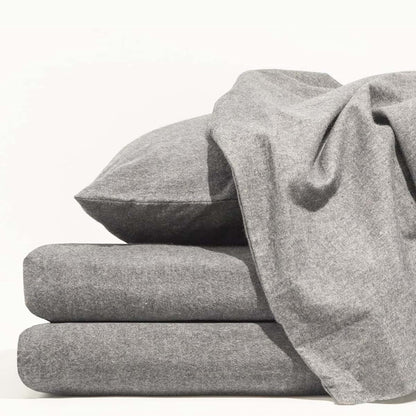Gilbins 100% Cotton Jersey Knit Cot Sheet Set Heather Grey (photo 2)