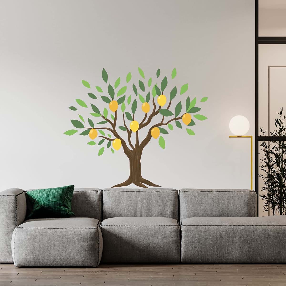 DS Inspirational Decals Lemon Tree Wall Decal - 17" x 20" Multicolored Vinyl Art (photo 2)