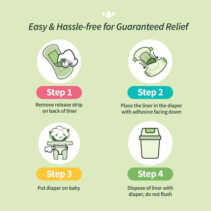 Organyc Organic Cotton Baby Diaper Liner (photo 3)