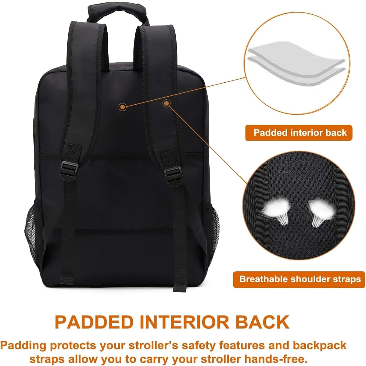 PIN ZHI ZAN Stroller Travel Bag Compatible with GB Pockit and GB Pockit Air Plus All Terrain, Lightweight Stroller (photo 3)