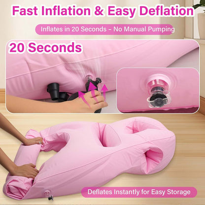 KSFJEU Inflatable Pregnancy Pillow | Full Body Maternity Airbed