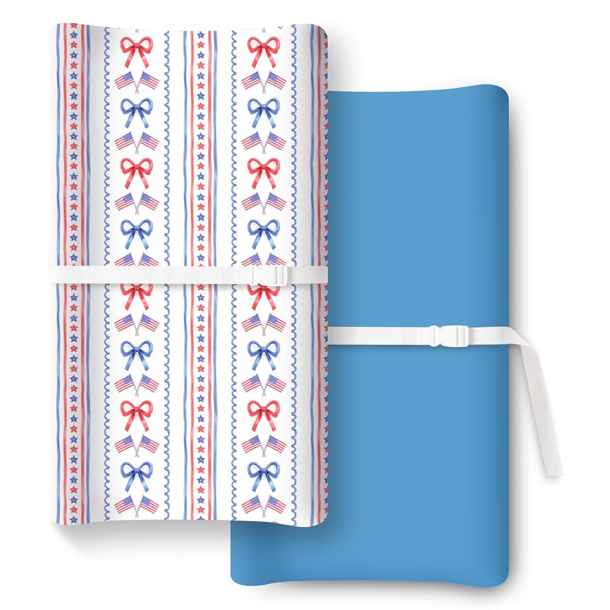 TotChill Patriotic Changing Pad Cover Set (2 Pack)