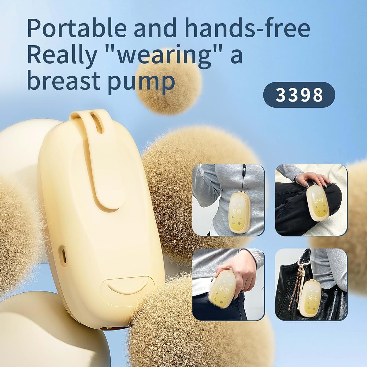 Springhope Double Electric Breast Pump | Portable & Wearable Pumping System