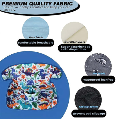 Hi Sprout Potty Training Car Seat Protector Cover - Waterproof Universal Liner